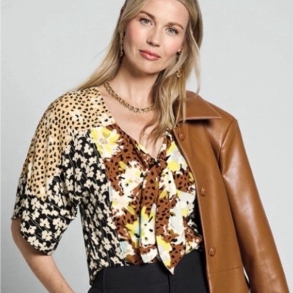 Cabi Patchwork Top - M - Picture 9 of 10